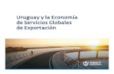 Presentacion CNCS...Exportaciones de bienes de Uruguay (Millones de USD) 10.000 Zonas Francas • Aduanas 8.000 6.000 4.000 2.000 2010 2015 2019 BIENES USD 9.100 MM - Exportaciones