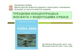 Zaštita voda 2009 - Prezentacija · 2012-11-19 · programa sistematskog monitoringa površinskih voda za period 1998-2007. godina. Podaci o koncentracijama fosfata (ortofosfati,