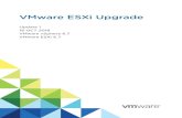 n vSphere 6 - VMware...2018/10/16  · 6 Upgrade your ESXi hosts. See Overview of the ESXi Host Upgrade Process. 7 To ensure sufficient disk storage for log files, consider setting