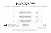 NNAAJJAA - Cousin Biotech · NAJA™ Ligament System for Spine Stabilization ... Before opening, it is recommended to check the packaging integrity. Any damage on packaging may jeopardize