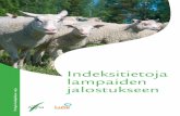 Kansi - Lammasyhdistys · 2020-05-24 · Kansi. Indeksitietoja . lampaiden jalostukseen. ProAgria hankejulkaisut -sarja. 78 Indeksitietoja lampaiden jalostukseen ProAgria on lampaiden