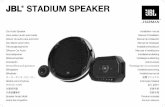 TR04192 JBL Stadium Speaker OM Global B V13 LD · 3/4"(19 mm) con ﬁltro High-Passintegrado 50W 150W 2K-25kHz 2.5ohm 93dB StadiumGTO930 Altavozmultielementodetres víasde6"x9" 110W