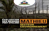 ÉVALUATION DES BESOINS POST CYCLONE secteur ......Figure 1: Carte d’affectation du cyclone matthew En effet, près de 67% des départements affectés sont considérés comme étant