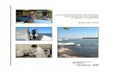 Photos de la page couverture (de haut en bas) · 2012-11-29 · Photos de la page couverture (de haut en bas) : 1. Échantillonnage à la station d’eau potable de Drummondville