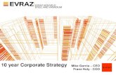 10 year Corporate Strategy - Evraz Highveldevrazhighveld.co.za/annual_reports/191011 - Evraz... · 10 year Corporate Strategy. Content 2 ... Strategy: achieve profitable steel product