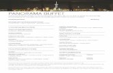 panorama Buffet - euromast.nl€¦ · panorama Buffet Voorgerechten Tartaar van gekonfijte schelvis Kruidensla • saffraanmayonaise Rouleaux paprika Geitenkaas honing • pistache