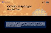 COVID-19 IgG/IgM Rapid Test€¦ · COVID-19 IgG/IgM Rapid Test El test rápido COVID-19 es una prueba diagnóstica cualitativa que utiliza la tecnología de inmunocromatografía