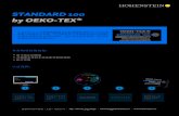 STANDARD 100 by OEKO-TEX® · 2020-04-03 · standard 100 by oeko-tex® 生态纺织品认证standard 100 by oeko-tex®是全球通用 的独立检测认证体系，针对所有加工环节的纺织品原材料、