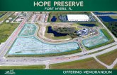 HOPE PRESERVE - LoopNet · • Hotel with 124 rooms • 59 independent living units or 29 multi-family residential units (plus up to 20 employee housing units) • Child day care