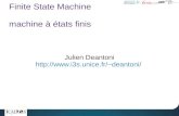 Finite State Machine machine à états finisdeantoni/teaching_resources/SI4/FSM/cours/1... · Finite State Machine, State Charts 5 Pourquoi ce cours Vous faire connaitre la notion