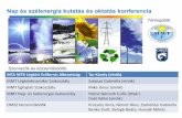 Nap és szélenergia kutatás és oktatás konferencia · 2014-06-07 · MTA MTB Légköri Erőforrás Albizottság Tar Károly (elnök) MMT Légkördinamikai Szakosztály Szépszó