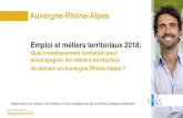 Auvergne-Rhône-Alpes - Le CNFPT€¦ · 7 Auvergne-Rhône-Alpes 2018 Observatoire de l’emploi, des métiers et des compétences de la FPT Septembre 2019 2.1 Un dispositif inscrit
