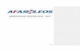 JAARVERSLAG SEIZOEN 2016 - 2017 - AFAS-LEOS · 2018-01-02 · Pagina 3 1. ORGANISATIE AFAS-LEOS heeft diverse “werk-commissies” die onder leiding van het dagelijks Bestuur functioneren.