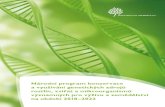 a využívání genetických zdrojů rostlin, zvířat a ...31.31.76.85/hucul/pdf/narodni-program-konzervace-GZ-2018-2022.pdf · Národní program konzervace a využívání genetických