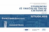 TARPTAUTINĖ MIGRACIJOS ORGANIZACIJA EUROPOS …emn.lt/wp-content/uploads/2012/06/Studija-LT.pdf · kaip svarbiausi punktai, migracijos politikos kontekste studentai iš trečiųjų