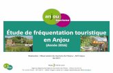 Étude de fréquentation touristique en Anjou€¦ · Introduction Le doument synthétise les données de fréquentation touristique du département de l’Anjou à partir des données