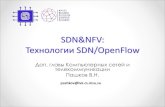 SDN&NFV · 2019-10-28 · SDN уже здесь 4 Доп.главы Компьютерных сетей. Пашков В.Н. Google перевел сеть между ЦОД на