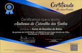 Andressa de Carvalho dos Santosgyncursos.com.br/certificados/andressa-carvalho-bolos.pdf19 – bolo gelado de tapioca com coco 20 – bolo de cenoura simples de liquidificador 21 –