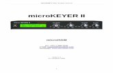 micro KEYER IIradioaficion.com/mods/wp-content/uploads/2011/03/MK2... · 2018-07-18 · 9 . SPECIFIKACE HARDWARE ... pak p řipojeny kontakty relé. ... Zapojte konektor DB37M kabelu