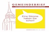 GEMEINDEBRIEF - Kirche Bergstedtkirchebergstedt.de/wp-content/uploads/2016/05/gemeindebrief_2016… · Gemeindebrief auf Seite 12 der Gemeinde vor. Ein Schwerpunktthema der vergangenen