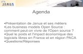 Agenda€¦ · Migration Open Source Etude d'opportunités et accompagnement à la migration Open Source (portage, annuaires, SGBD, CMS, ..) Virtualisation, clusters, sécurisation