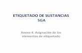 ETIQUETADO)DE)SUSTANCIAS) SGAcmas.siu.buap.mx/portal_pprd/work/sites/didesi/resources... · 2012-09-05 · relativas al transporte de mercancías peligrosas, Reglamentación Modelo