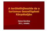 Dancs Karolina 2011, Antalóccesci-net.eu/tiny_mce/uploaded/antaloc2011_dancs.pdf · 2014-04-29 · a falusi turizmus fejlesztése ; fejlesztések a 2012 -es futball EB kapcs án;