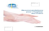 S Recommandations pour l’hygiène des mains · RECOMMANDATIONS POUR L’HYGIENE DES MAINS • SFHH • 2002 . 4. Préambule . Il y a plus de 150 ans, I. GNAZ. P. HILIP. S. EMMELWEISS.