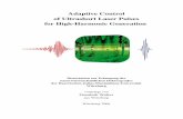 Adaptive Control of Ultrashort Laser Pulses for High ... · The discovery of the quantum structure of atoms and light ... in the era of photonics, ultrashort pulses of this laser