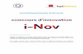 CDC Concours d'innovation · 2020-02-12 · Investissements d’Avenir Calendrier du Concours L’appel à projets du Concours d’innovation i-Nov est ouvert le 10 février 2020