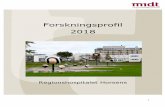 Forskningsprofil 2018 - Regionshospitalet Horsens · 2018-06-20 · Bodilsen. Samarbejde med overlæge Marco Mele, reservelæge Anne Schmidt Sørensen, reservelæge Josefine Bruun,