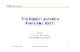 Ch5 The Bipolar Junction Transistorcdcpc.ce.ncu.edu.tw/classes/EEShortversion/Elect/Ch5 The...Transistor (BJT) 張大中 中央大學通訊工程系 dcchang@ce.ncu.edu.tw CO2005: Electronics