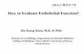 How to Evaluate Endothelial Function? · and Coronary Flow Reserve in Patients with Chest Pain and Normal Coronary Angiogram % FMD and CFR 11.77 6.04 0 5 10 15 20 1 2 0 5 10 15 20