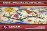 VOL. 6, Nº 1 enero / abril 2010 COMPLETA.pdf · ACTUALIZACIONES EN OSTEOLOGÍA Asociación Argentina de Osteología y Metabolismo Mineral. VOL. 6, Nº 1 enero / abril 2010 ISSN 1669-8975