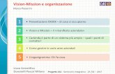 Vision-Mission e organizzazione€¦ · Vision e Mission dell’azienda: • Rappresentano l’obiettivo • Progetto di realizzazione La Vision è un concetto generale e a volte