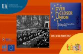 del 3 al 11 d'abril 2017 - ua · Internacional de Italia y la agencia de noticias ANSA, han organizado una exposición itinerante titulada "Ever Closer Union". La exposición se basa