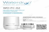 PowerPoint 演示文稿 · The Waterdrop' WD-FC-02 Ultrafiltration Faucet Filtration System offers 1 -year warranty, which covers defects in mater. als and workmanship from the original