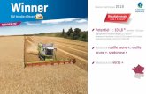 Winner - florimond-desprez.comflorimond-desprez.com/wp-content/uploads/2019/08/Winner-DT.pdf · Winner Blé tendre d’hiver Sources : regroupement des essais ( Chambres d'Agriculture,