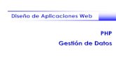 Diseño de Aplicaciones Web - UPMlaurel.datsi.fi.upm.es/_media/docencia/asignaturas/daw/... · 2015-04-20 · API de MySQL en PHP Recuperación de registros de un SELECT (modo cursor):