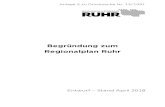 Begründung zum Regionalplan Ruhr...2018/08/27  · Abbildung 1: Bisherige regionalplanerische Aufteilung der Metropole Ruhr Dem Regionalverband Ruhr (RVR) ist am 21.10.2009 per Gesetz