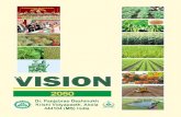 VISION - Dr. Panjabrao Deshmukh Krishi Vidyapeeth · raise the agricultural income and also create employment opportunities in agriculture and allied enterprises. The strategies planned