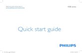 Quick start guide - Philips...Quick start guide 4300 series 22k13_4300_eu_qsg_20121009.indd 1k13_4300_eu_qsg_20121009.indd 1 110/12/2012 2:46:10 PM0/12/2012 2:46:10 PM English Before