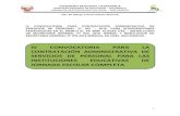 IV CONVOCATORIA PARA LA CONTRATACIÓN ADMINISTRATIVA DE SERVICIOS DE … · 2019-08-22 · gobierno regional cajamarca direccion regional de educacion - cajamarca unidad de gestion