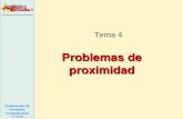 Tema 4asignatura.us.es/fgcitig/presentaciones/Tema 4-Proximidad.pdf · Tema 4 Problemas de proximidad. Fundamentos de Geometría Computacional. I.T.I. Gestión. Resolución con Voronoi.