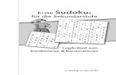 Titel - verlagruhr.de · Die Sudokus gibt es mit Zahlen, Buchstaben oder Symbolen. Die Grundregel der Rätsel ist jedoch immer die gleiche: Du musst versuchen, das Sudoku-Feld ganz