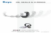 OIL SEAL & O-RINGS · 2018-04-24 · OIL SEALS & O-RINGS This catalog has been printed on paper of recycled paper pulp using environmentally friendly soy ink. CAT. NO. R2001E Printed