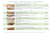 Thai Dishes – Thai Gerichte อาหารไทย · Butsaba Garden Resort, 7/1 Moo 2, 53300 San Payang – Tel. 086 254 78 67 – . Thai Dishes – Thai Gerichte – อาหารไทย