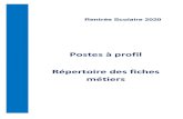 Répertoire des fiches métiers - Freesgencfdt65.free.fr/IMG/pdf/r38411_61_annexe_1... · (IEN) de sa circonscription. Il participe également aux travaux du groupe départemental