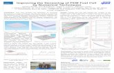 Improving the Sensoring of PEM Fuel Cell by Numerical ... · oxygen molar fraction along the horizontal lines (11 lines (a) and 2 lines (b)), in the range of 0.1 – 0.95 V, at 308