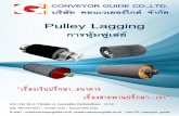 บริษััท คอนเวเยอร์ไกด์ จำกัด Pulley Lagging · Pulley Lagging การหุ้มพู่เล่ย์ CONVEYOR GUIDE CO.,LTD.